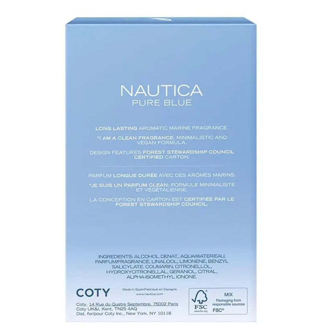 Nautica Pure Blue Eau de Toilette 100ml