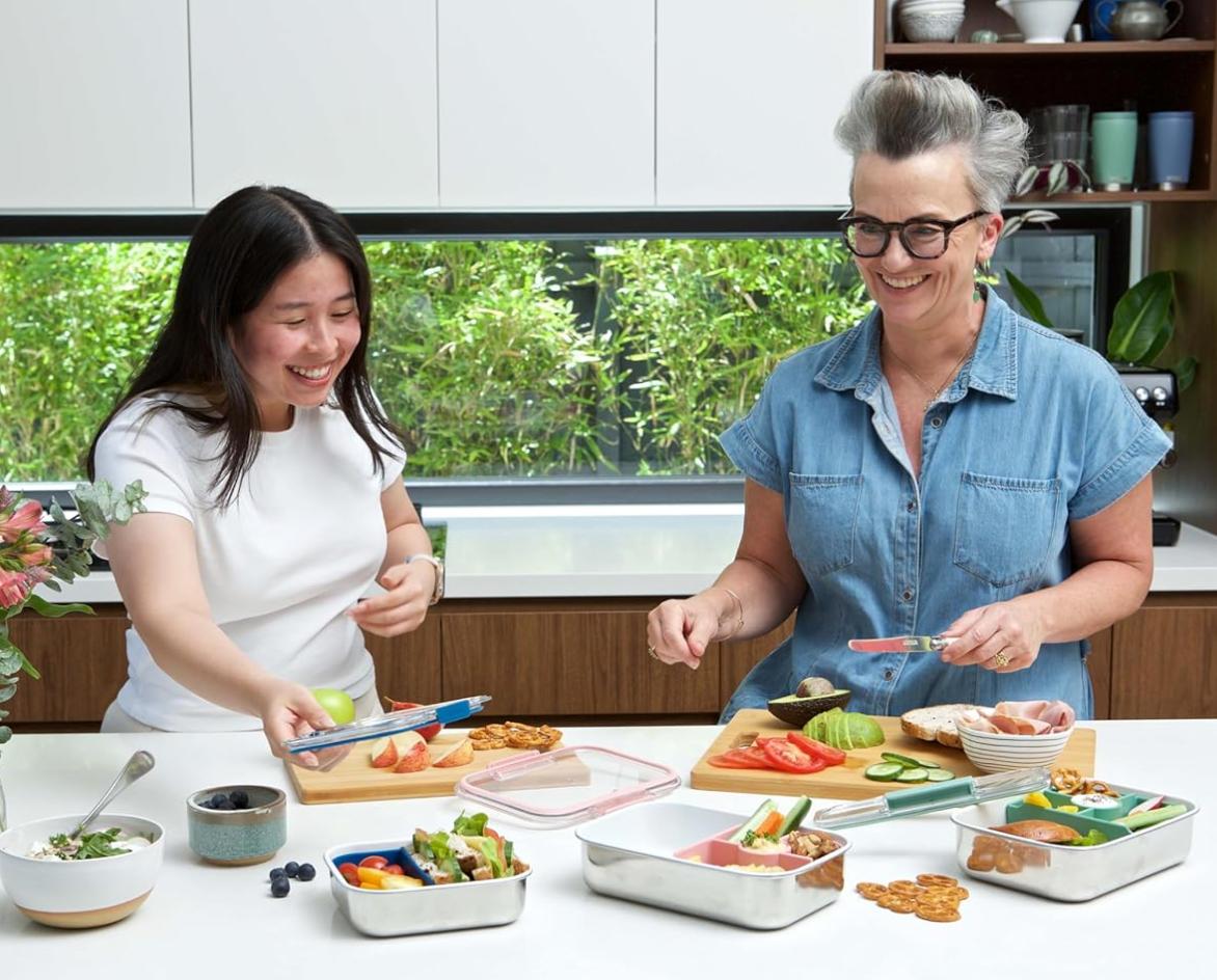 Smash Bento Box 3-compartment - Blue