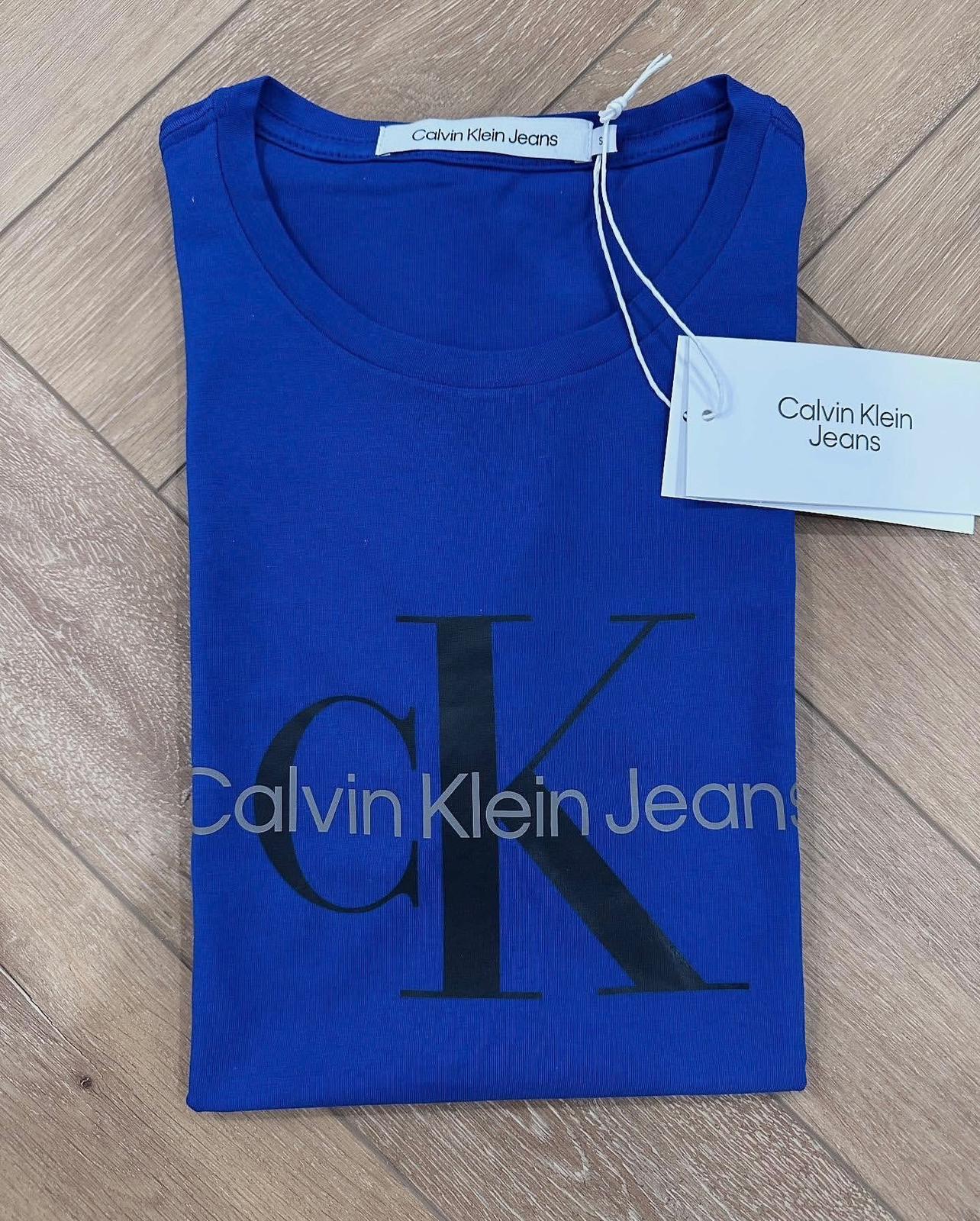 Calvin Klein Monogram Tee - Admiral Blue
