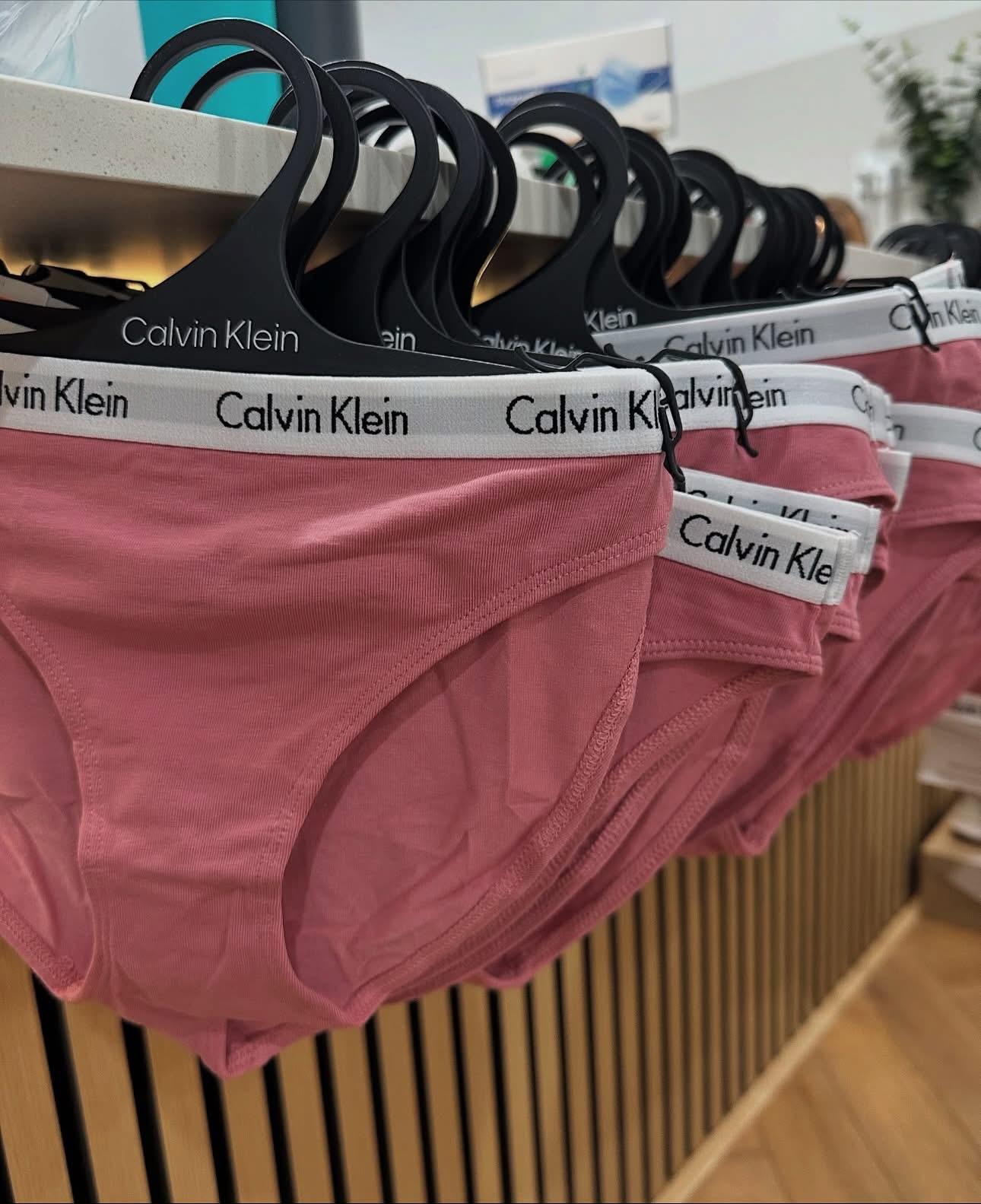Calvin Klein Pair of Bralette and Bikini in Pink Blossom Medium