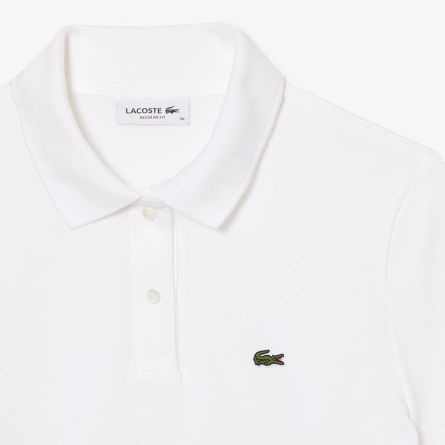 Lacoste Women Polo Shirt Regular Fit White