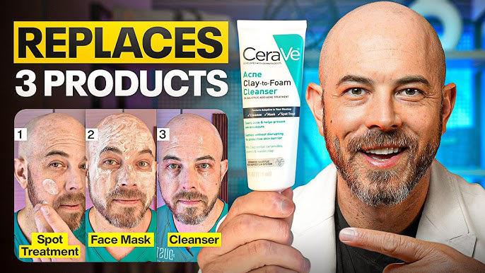CeraVe Blemish Clay-to-Foam Cleanser 118mL
