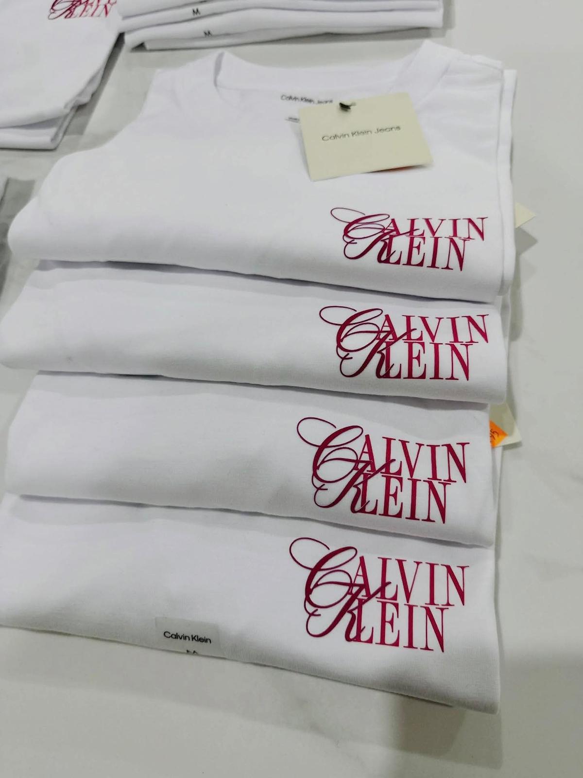 CK A-Foil Logo Tee Large