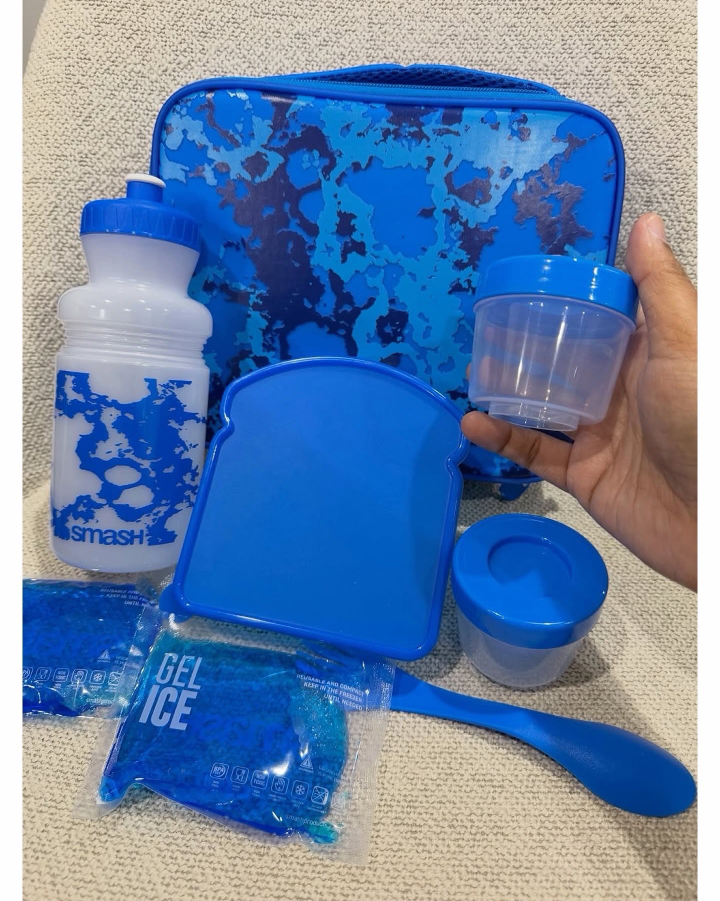 Smash Lunch Pack 8pc Set - Blue