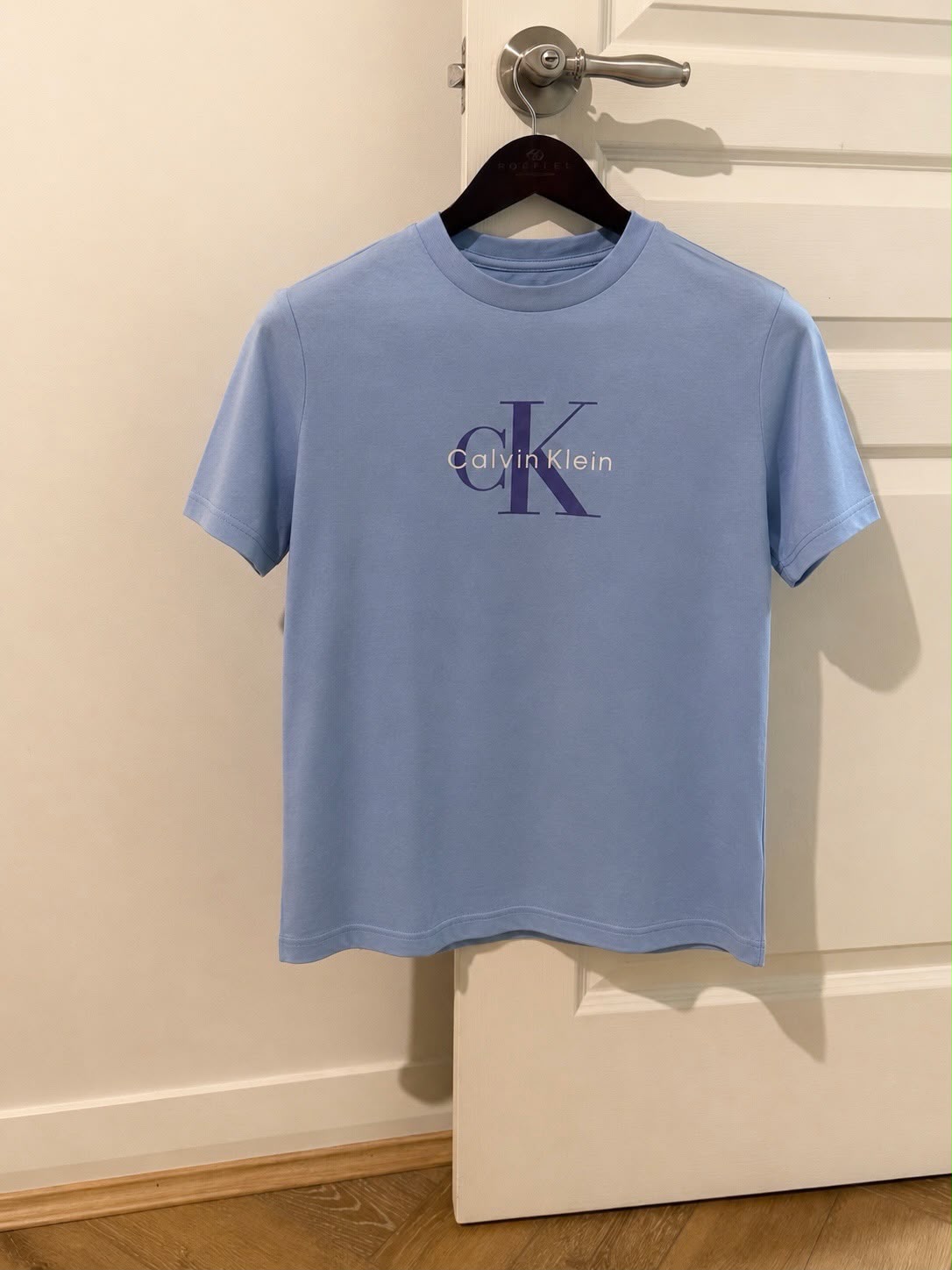 CK Women Monogram Shirt in Frozen Fjord XL