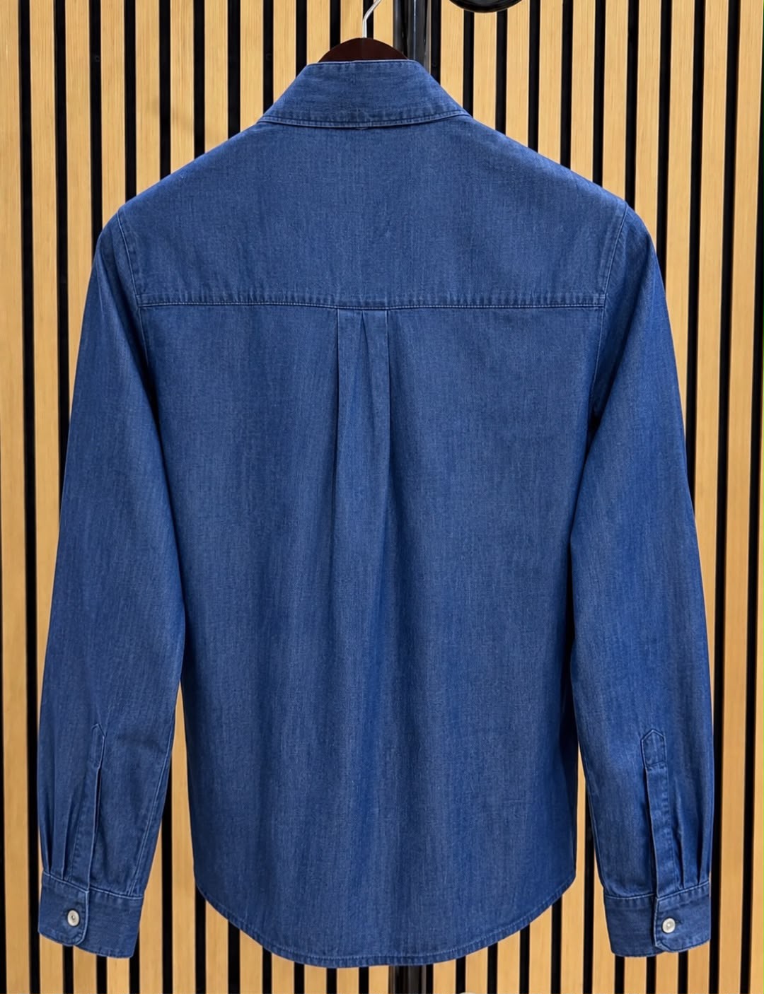 Dotti Denim Tie Neck Shirt Size 12 Medium