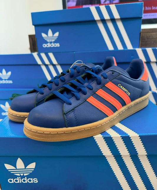 Adidas Campus 80s Collegiate Royal and Solar Red Gum