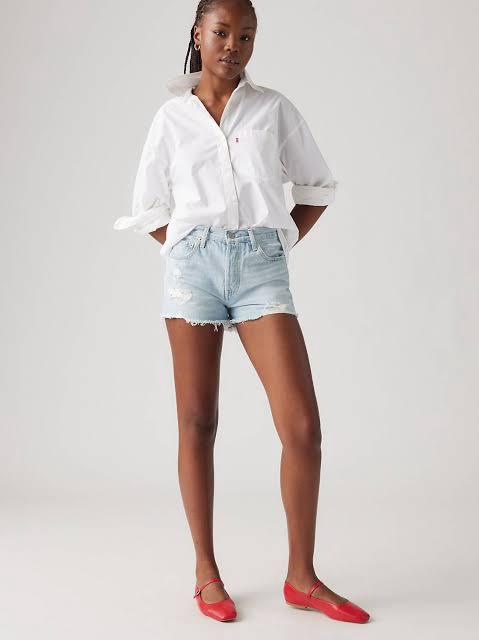 Levis Women 501 Original Shorts - Promise Me