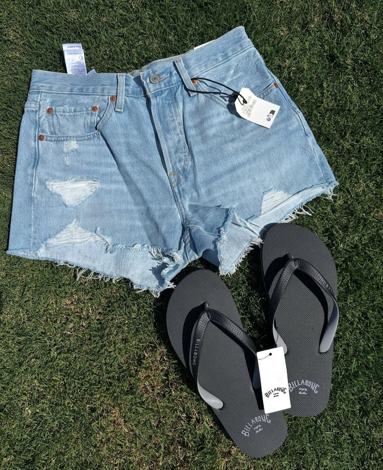 Levis Women 501 Original Shorts - Promise Me