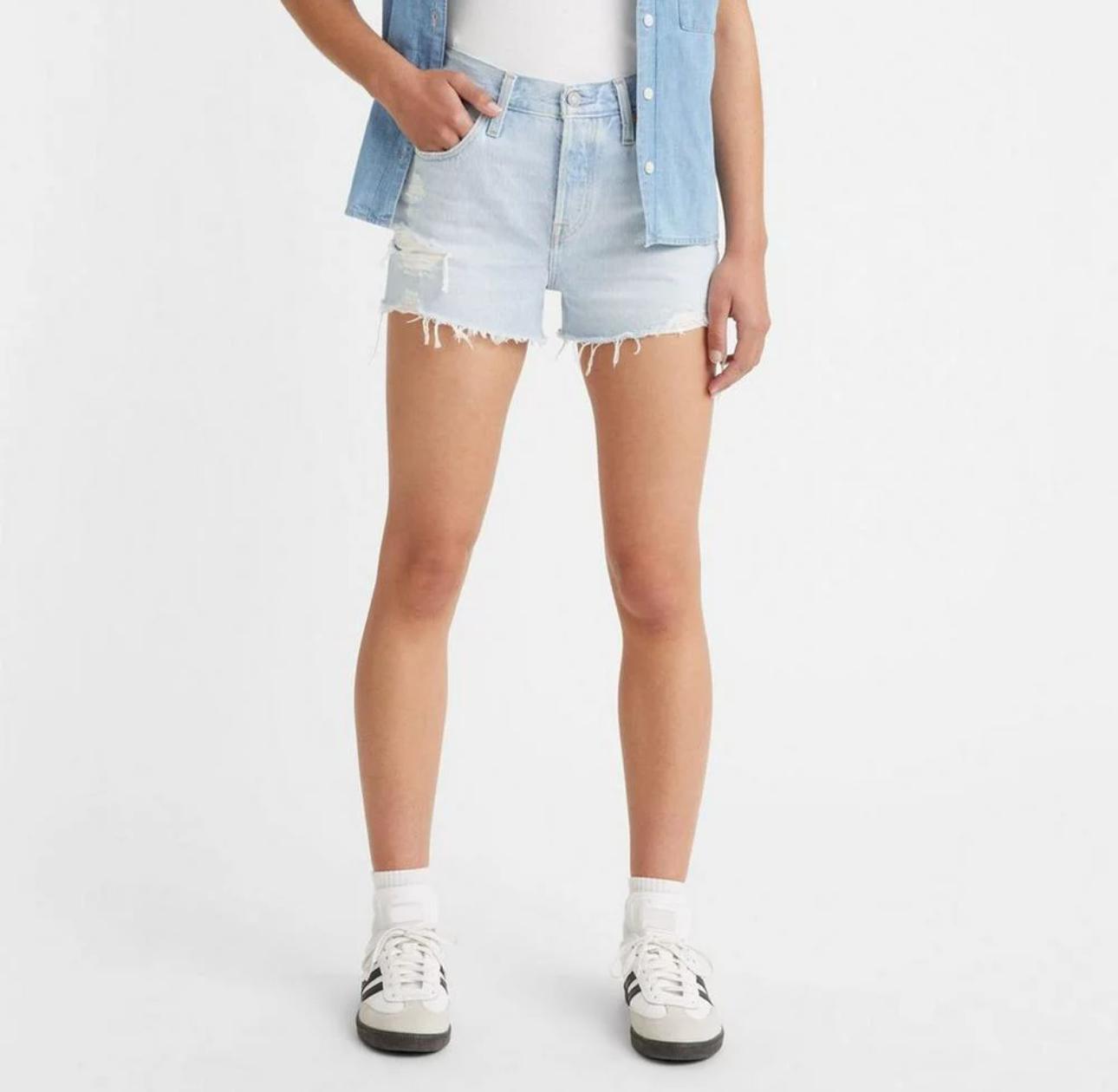 Levis Women 501 Original Shorts - Promise Me