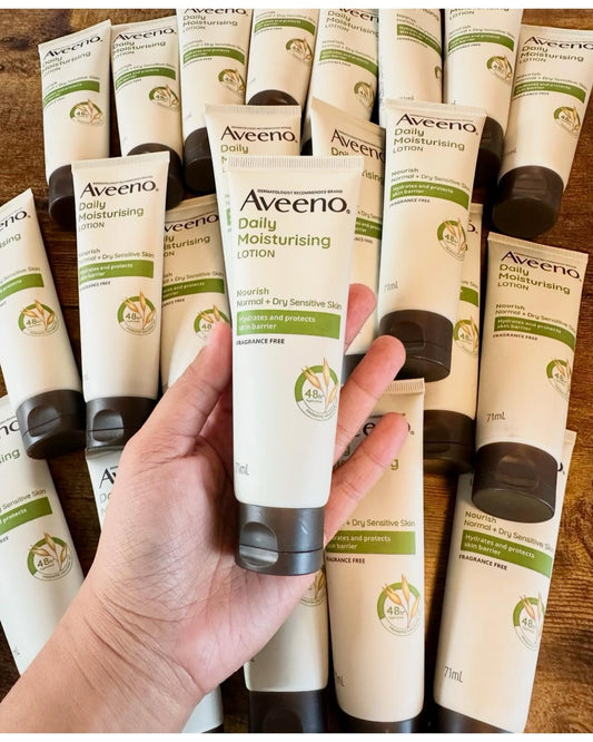 Aveeno Daily Moisturising Fragrance Free Pocket-Sized Lotion 71mL