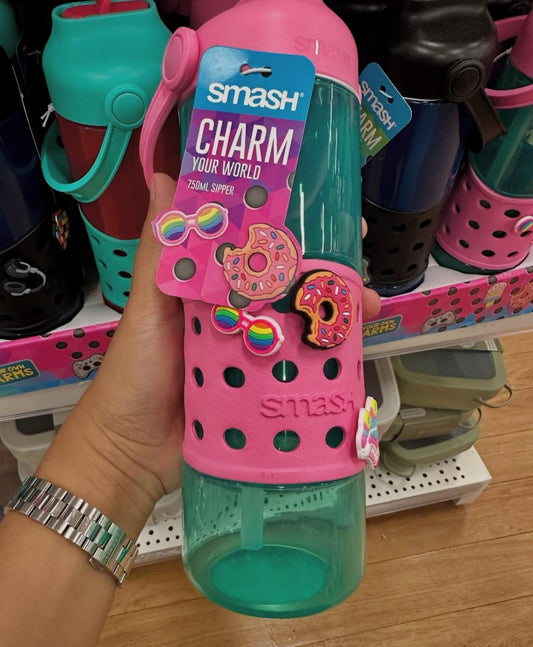 Smash Sipper for Kids - Green/Pink