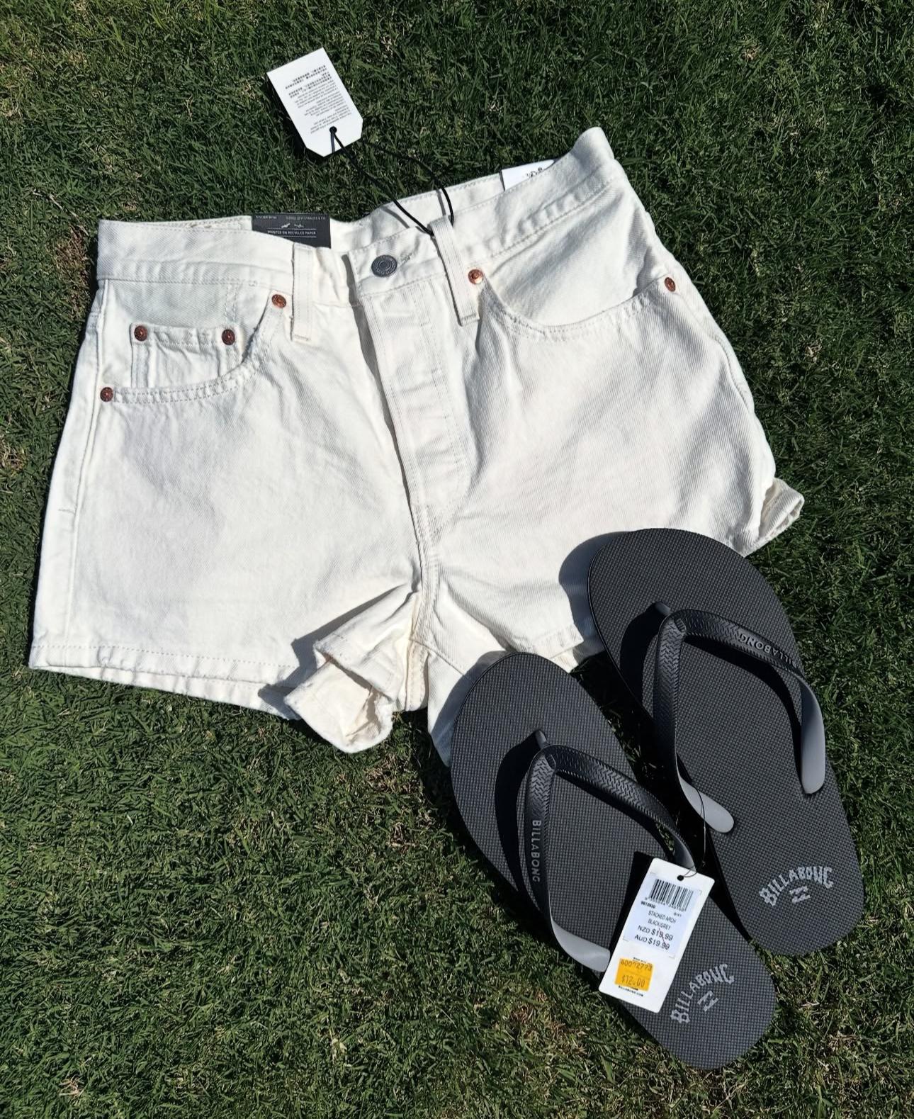 Levi's 501 Original Short In The Clean Finish