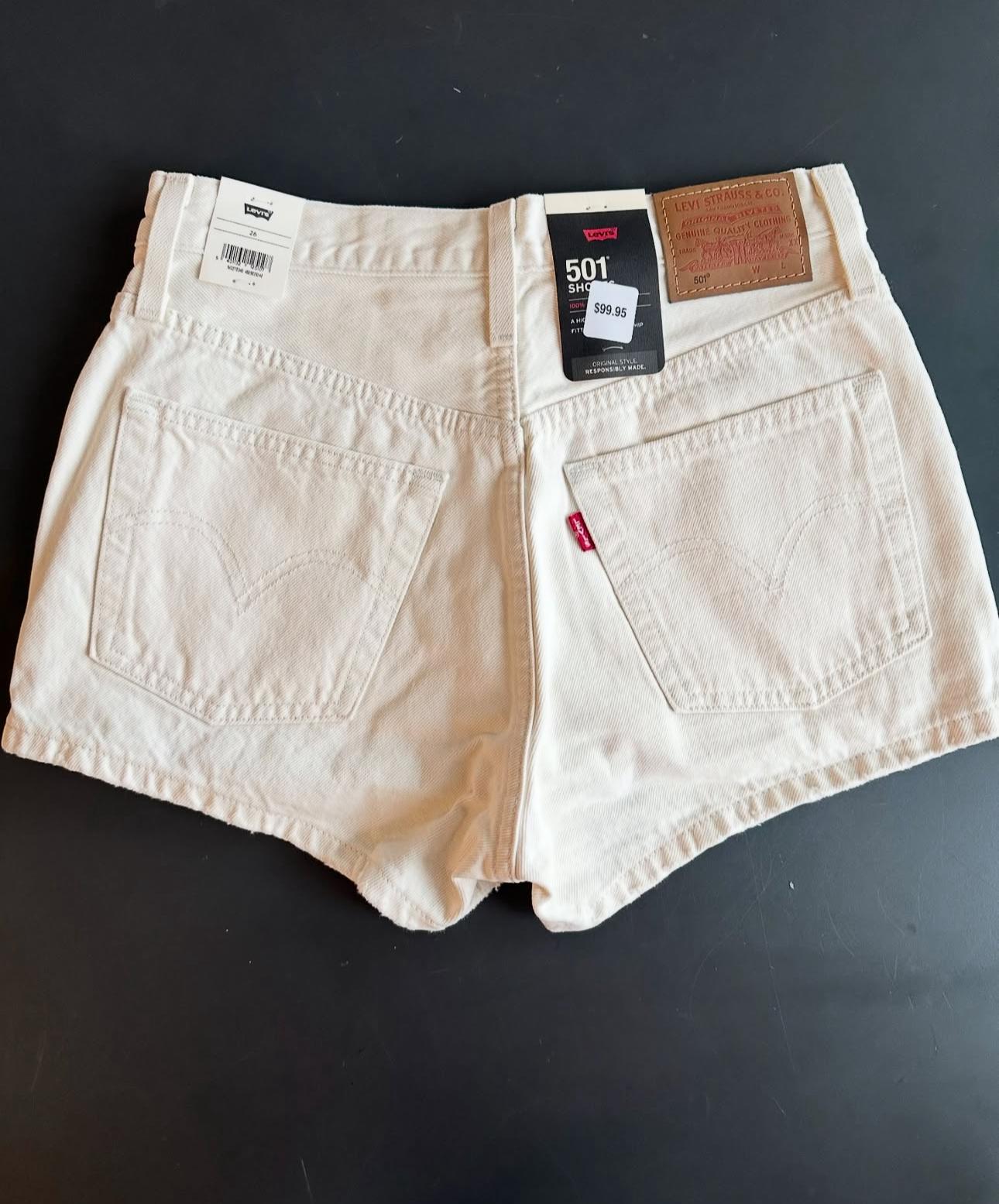Levi's 501 Original Short In The Clean Finish