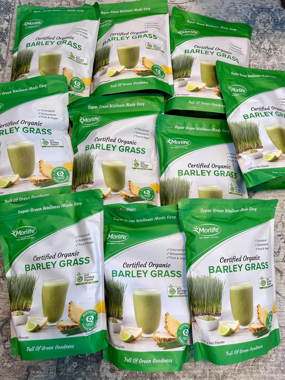 Morlife Certified Organic Barley Grass 700g