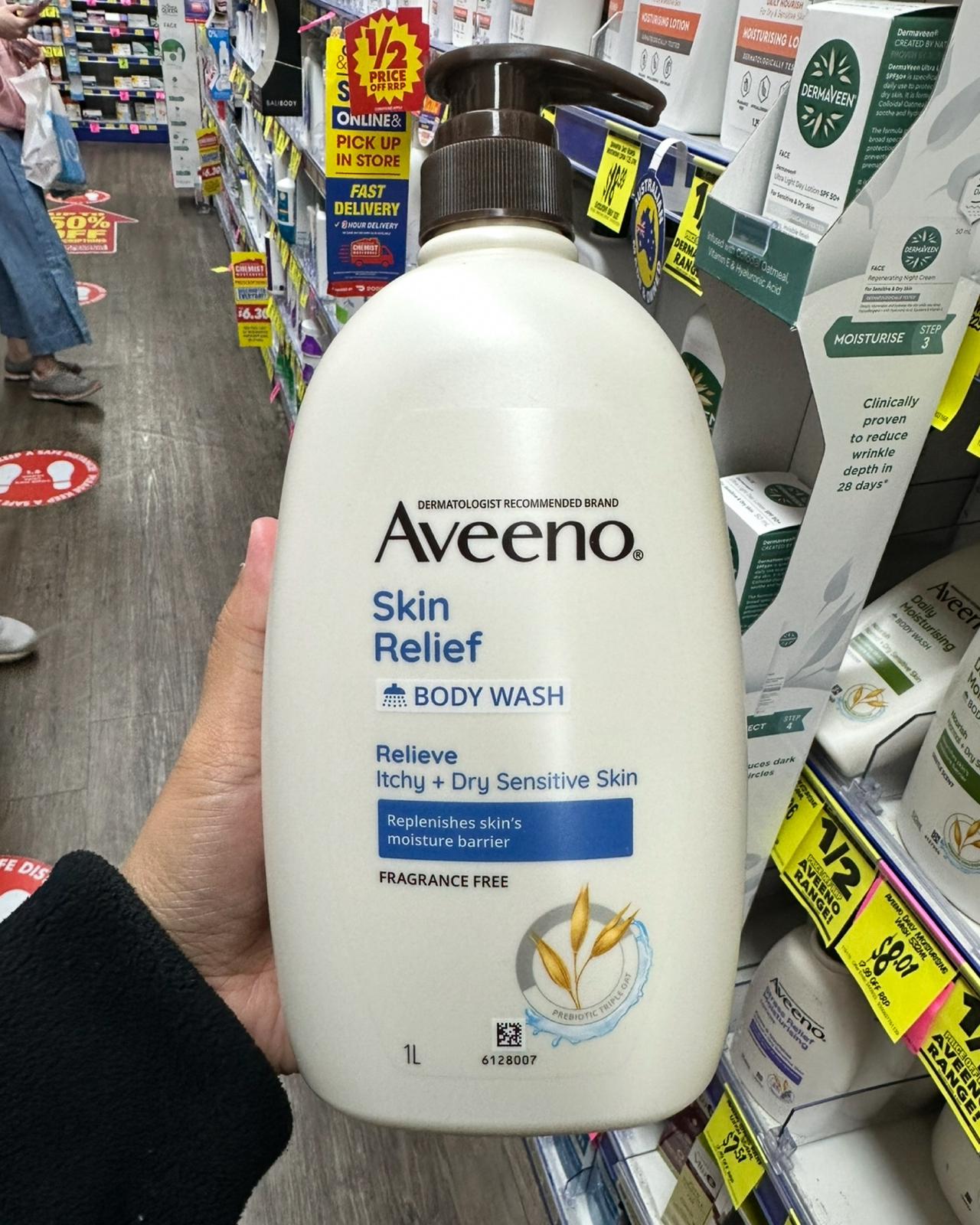 Aveeno Skin Relief Body Wash 1L