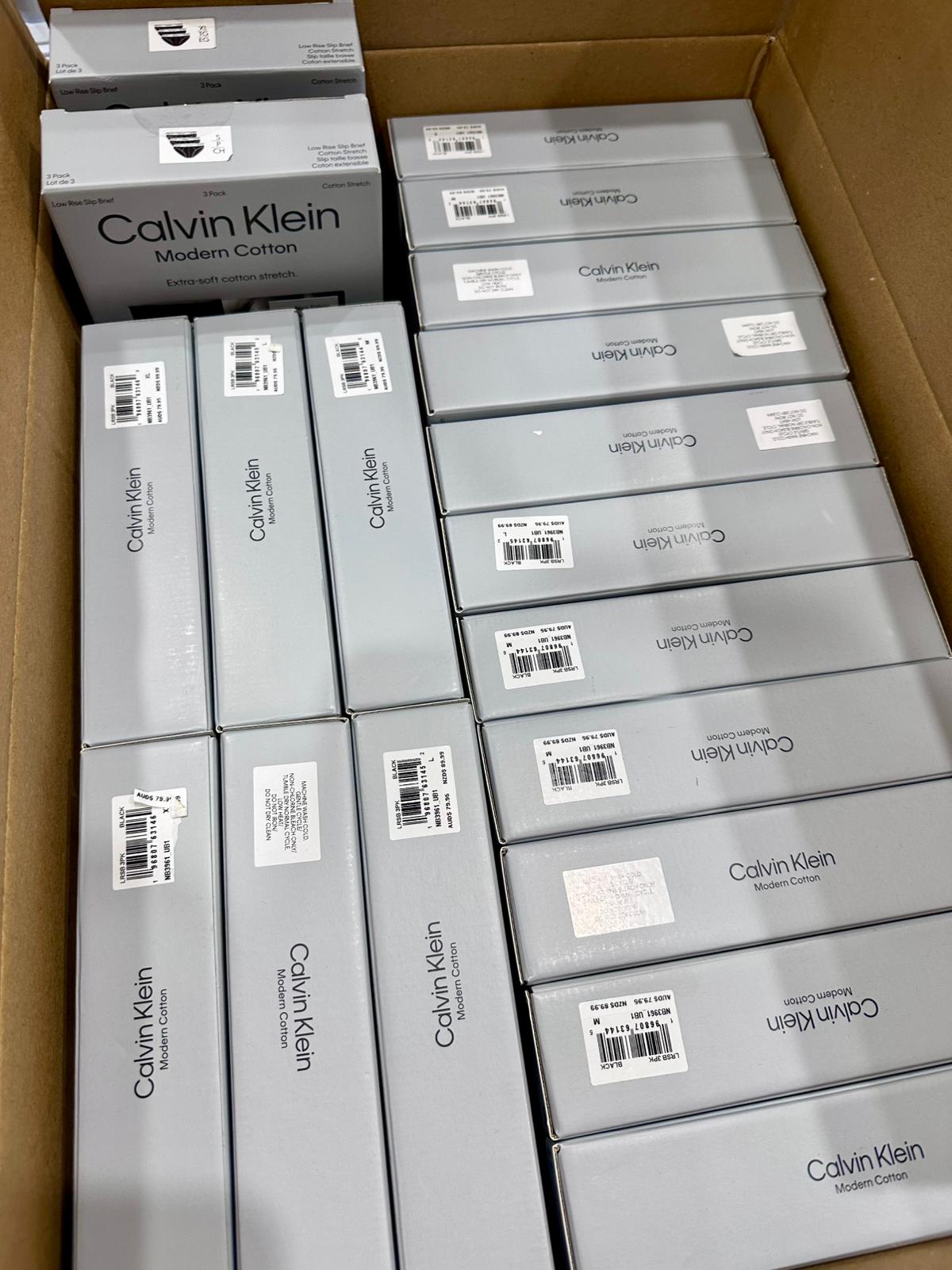 Calvin Klein Modern Cotton 3 Pack Low Rise Briefs
