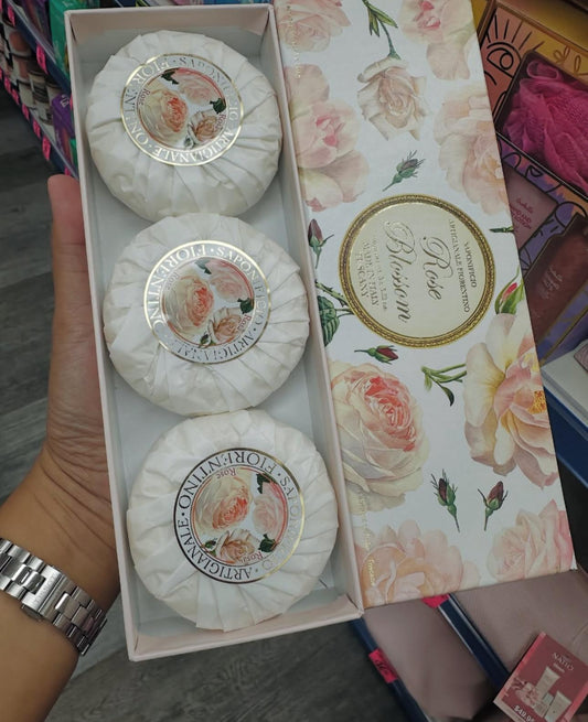 Saponificio Soap 3pc Set - Rose
