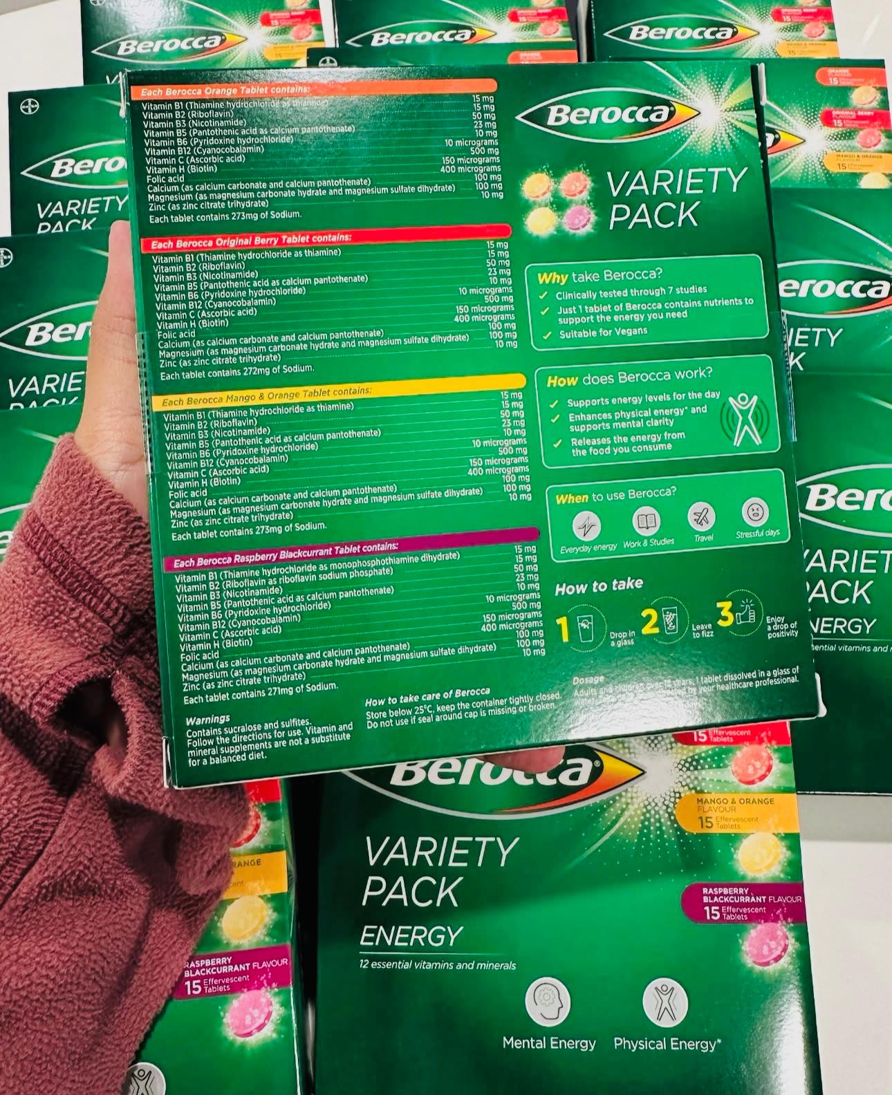 Berocca Energy Exclusive Pack 60pack