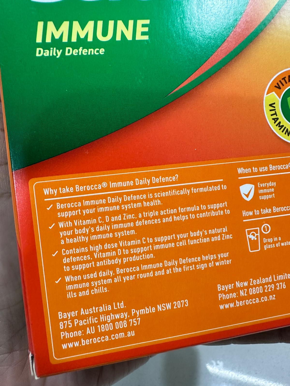 Berocca Immune Defence Orange 60pack