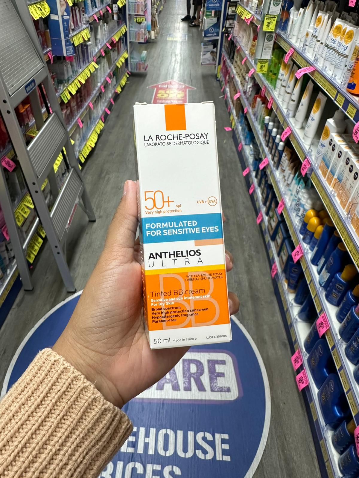 La Roche-Posay Anthelios ULTRA SPF50+ Face Sunscreen 50ml for Dry Skin