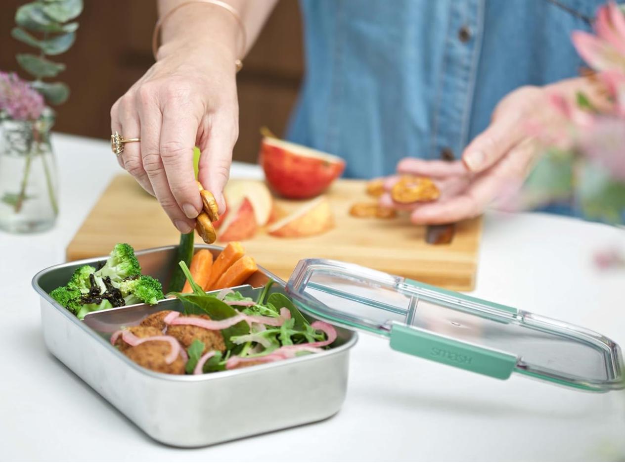 Smash Bento Box 3-compartment - Green