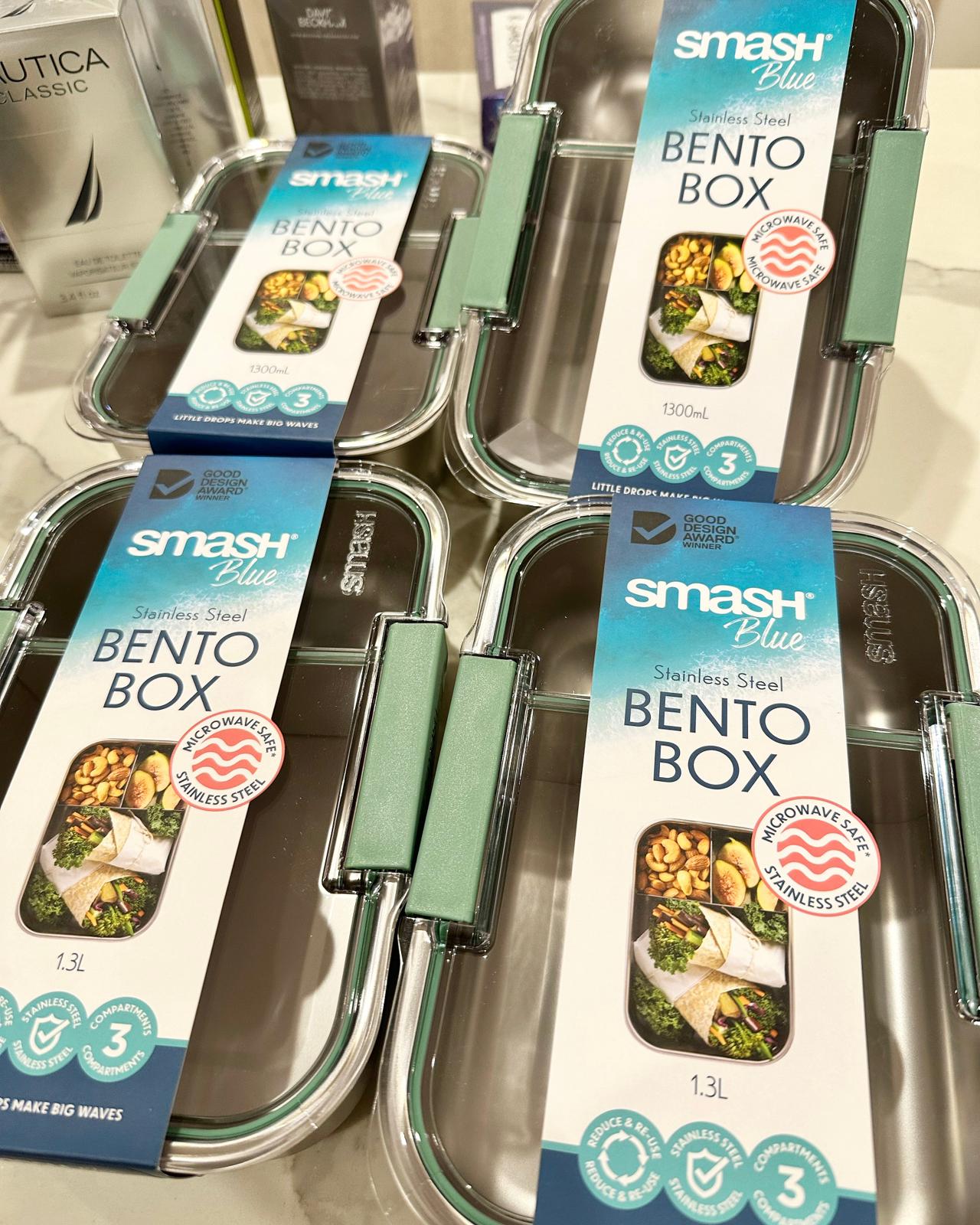 Smash Bento Box 3-compartment - Green
