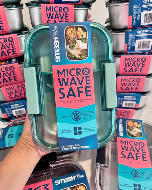 Smash Bento Box 3-compartment - Green