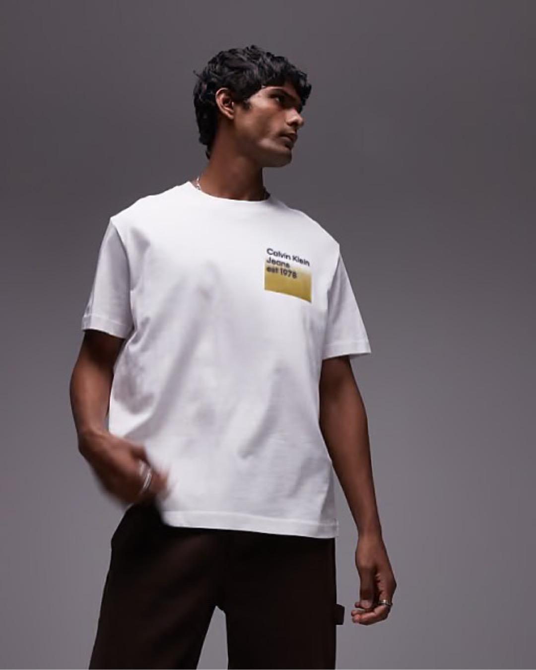 Calvin Klein Faded Box Logo T-Shirt