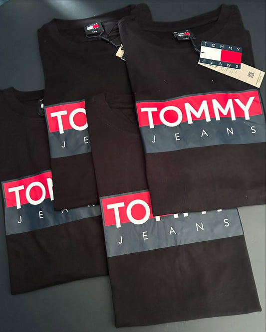 Tommy Hilfiger Regular RWB Tommy Entry Tee Black XL