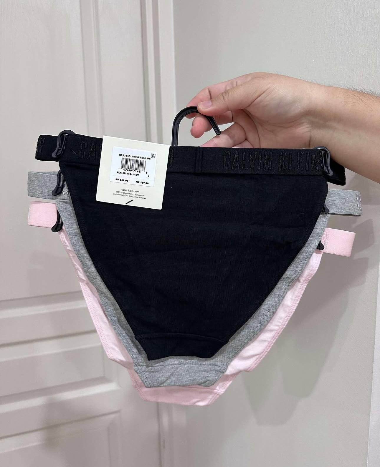 Calvin Klein Monochrome String Bikini Briefs 3-Pack