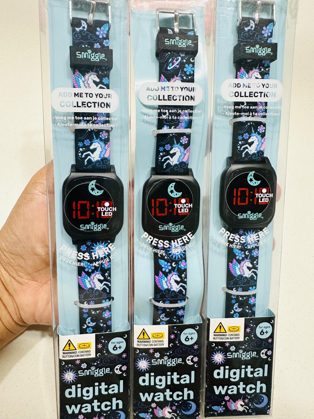 Smiggle Digital Watch - Black Unicorn