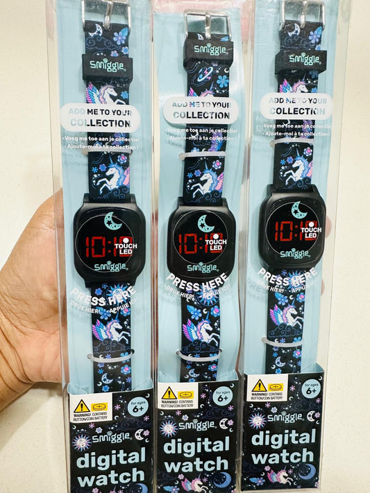 Smiggle Digital Watch - Black Unicorn