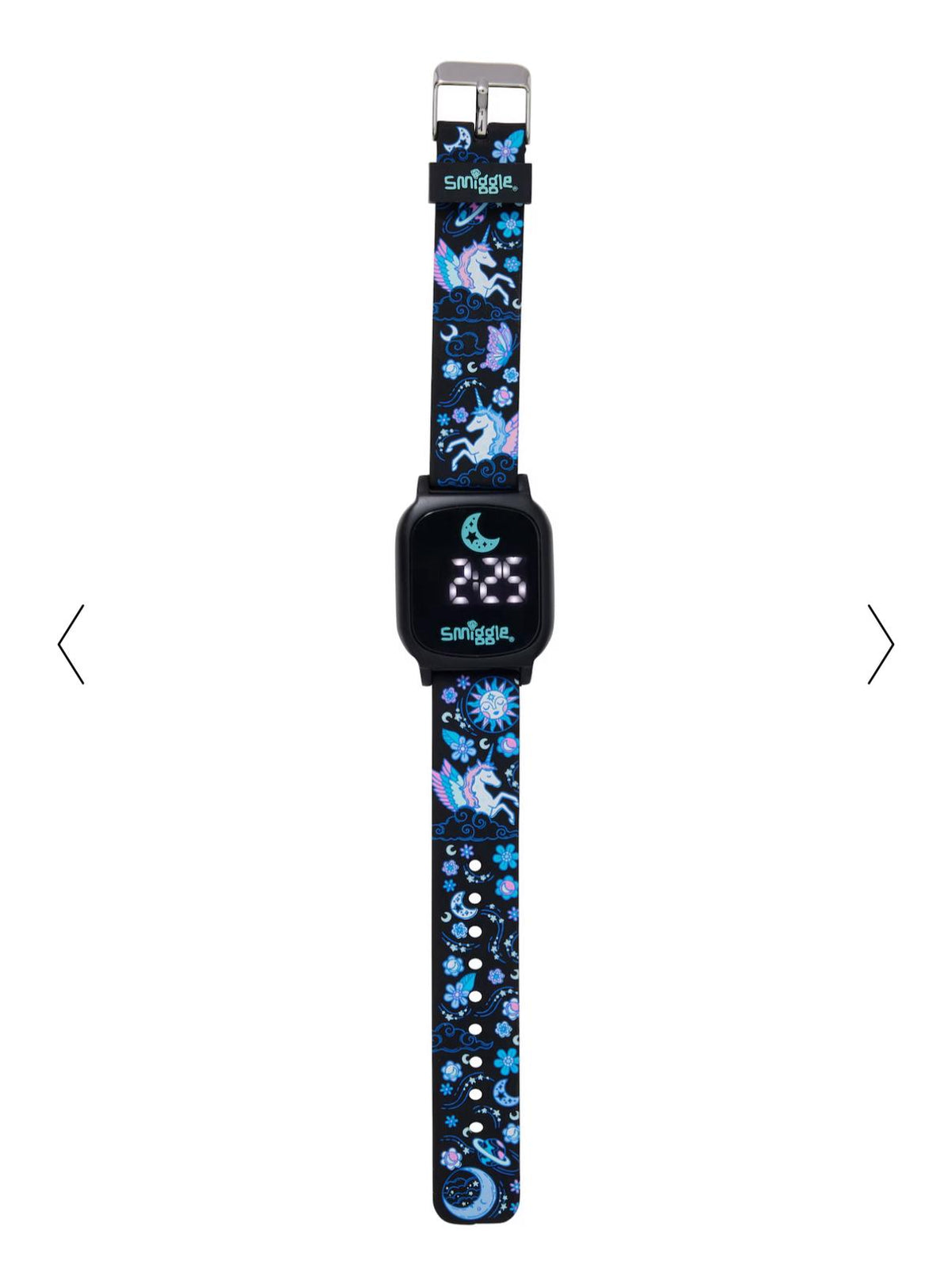 Watchfaces Smiggle Smiggle Digital Watch - Black Unicorn – SHOPIDEAS