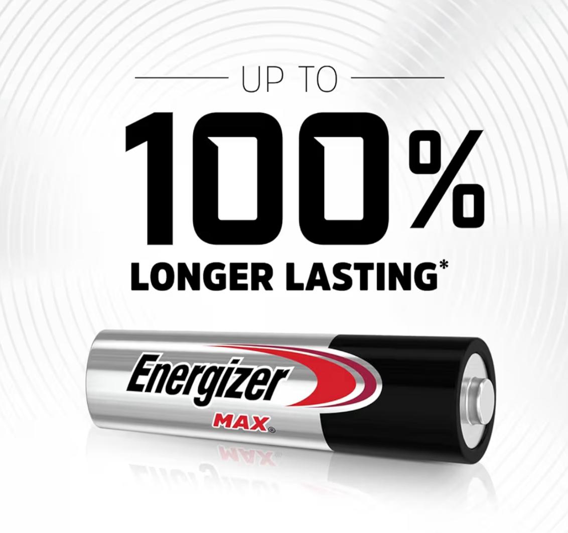 Energizer Max AA Alkaline Batteries 16 pack