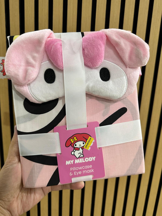 My Melody Pillowcase & Eyemask Set