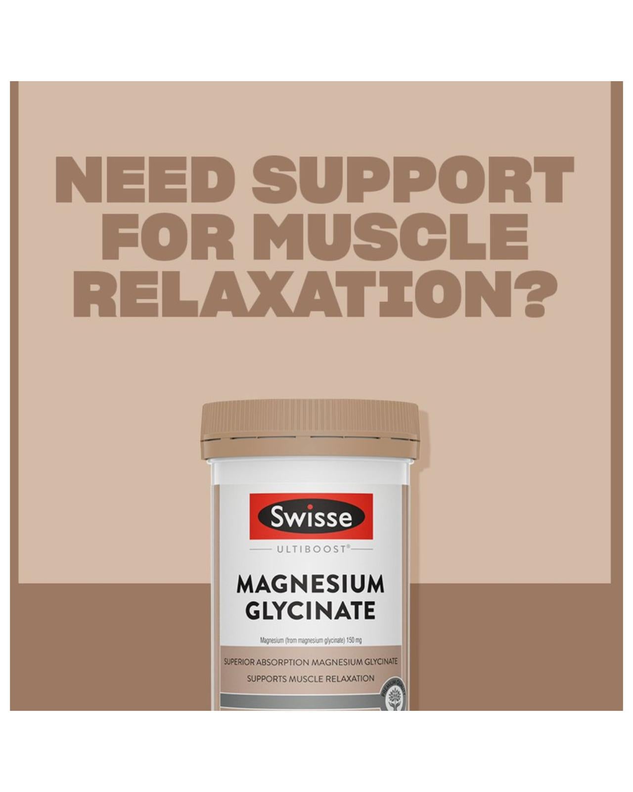Swisse Ub Magnesium Glycinate 60 Pack