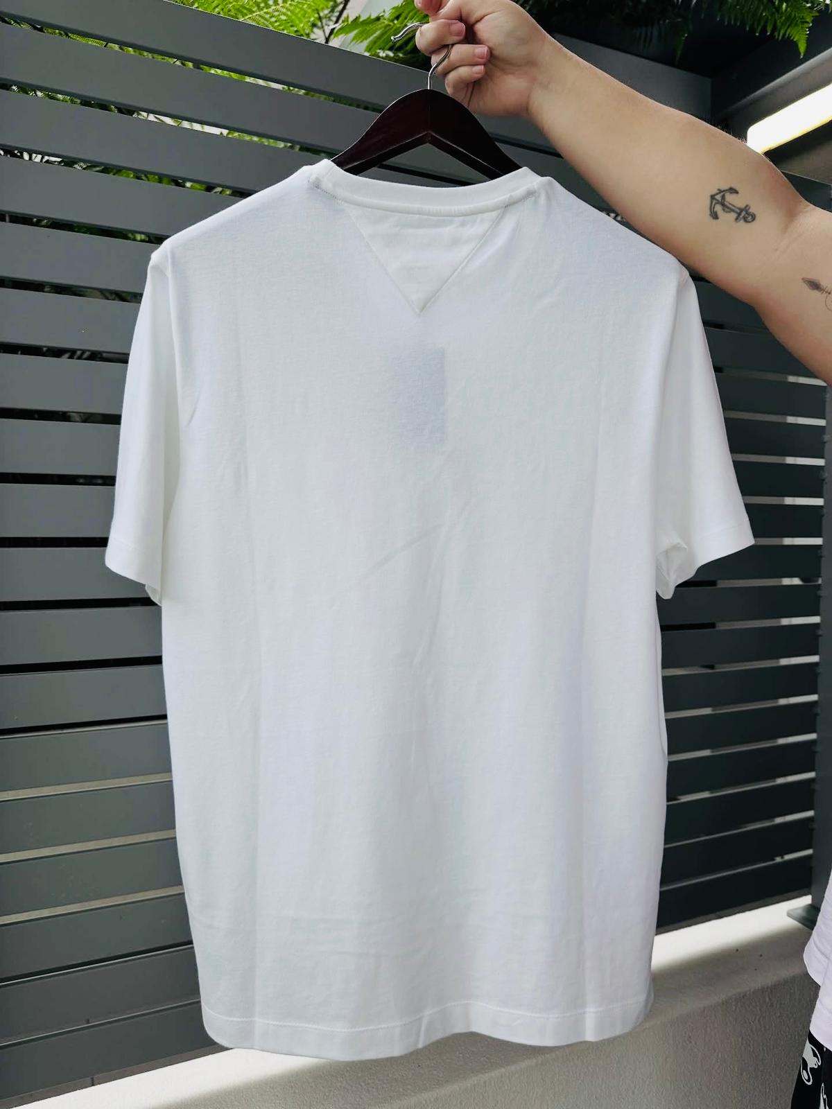 Tommy Hilfiger Patch Pocket Crew Tee White Small