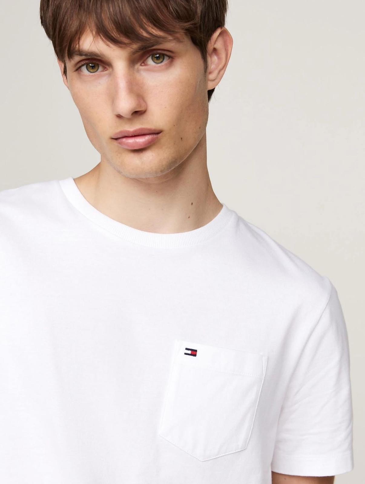 Tommy Hilfiger Patch Pocket Crew Tee White Small