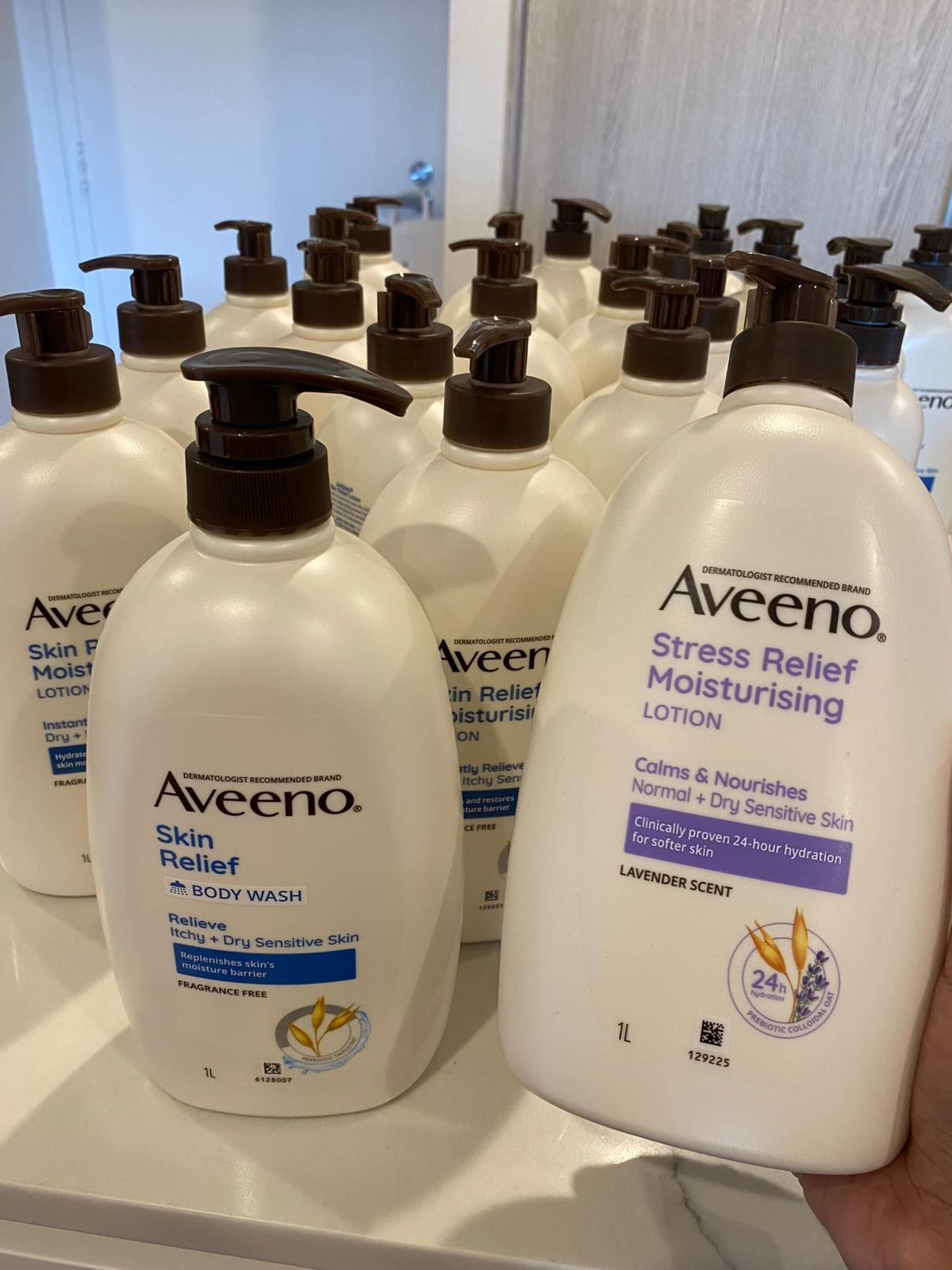 Aveeno Stress Relief Body Lotion 1L