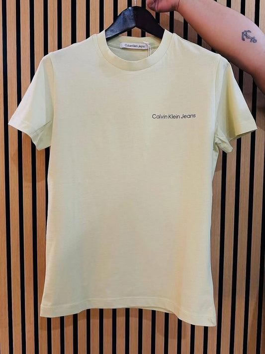 Calvin Klein Institutional Logo Slim Tee Hay XXL