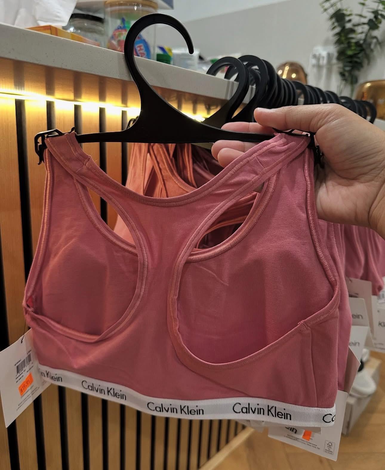 Calvin Klein Pair of Bralette and Bikini in Pink Blossom Medium