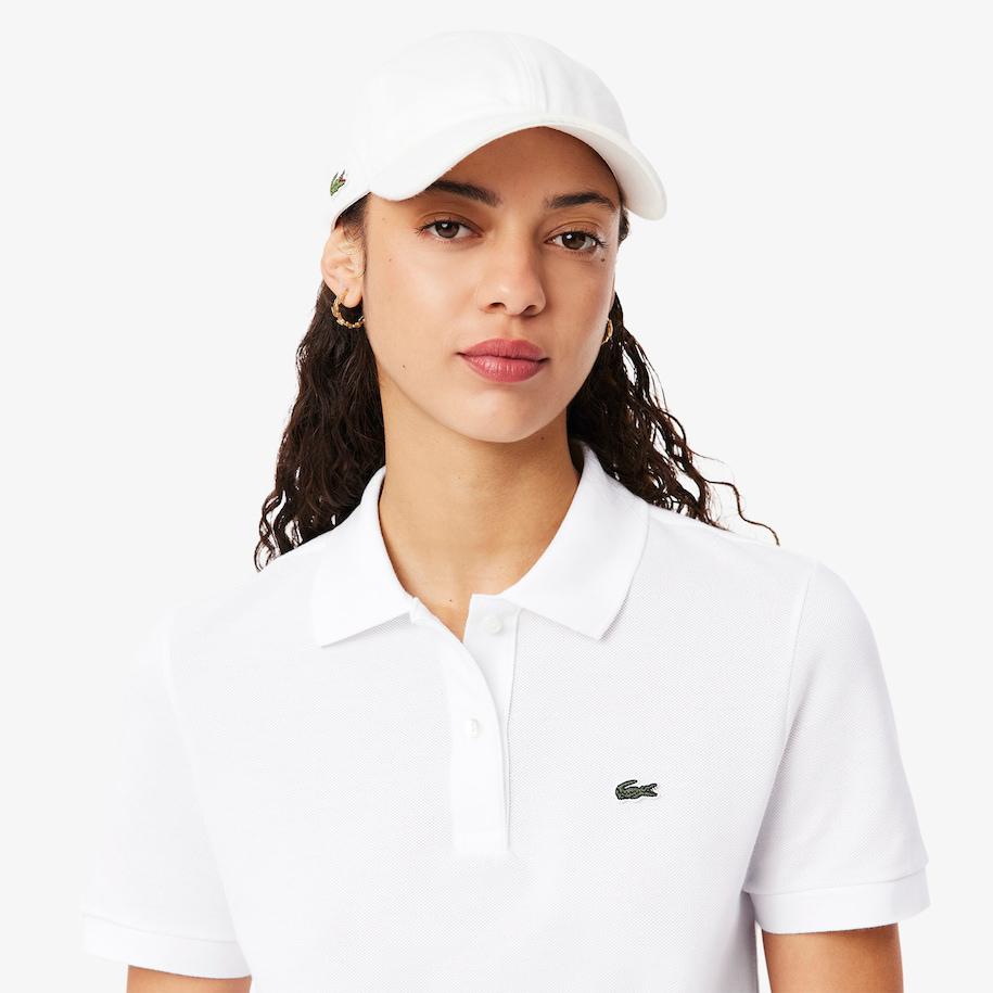 Lacoste Women Polo Shirt Regular Fit White