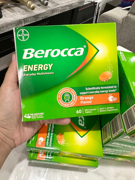Berocca Energy Orange 60 Effervescent Tablets