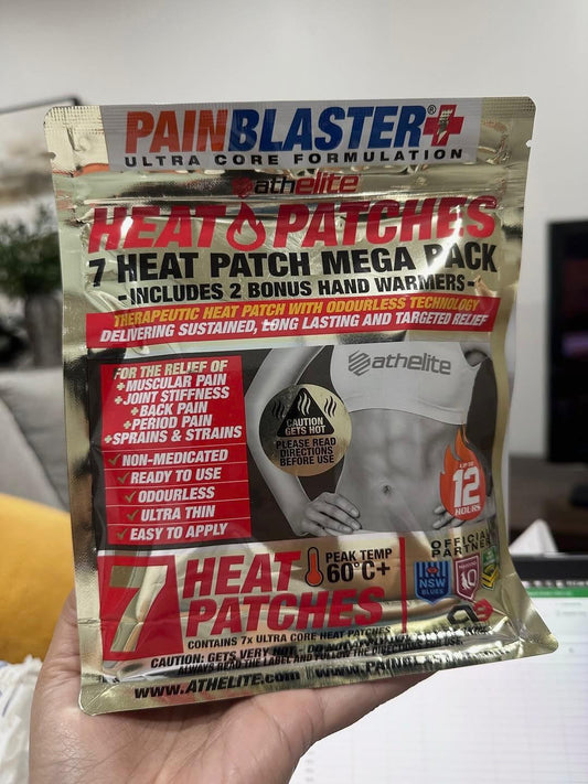 Athelite Powered By Pain Blaster Heat Patches 7 Pack
