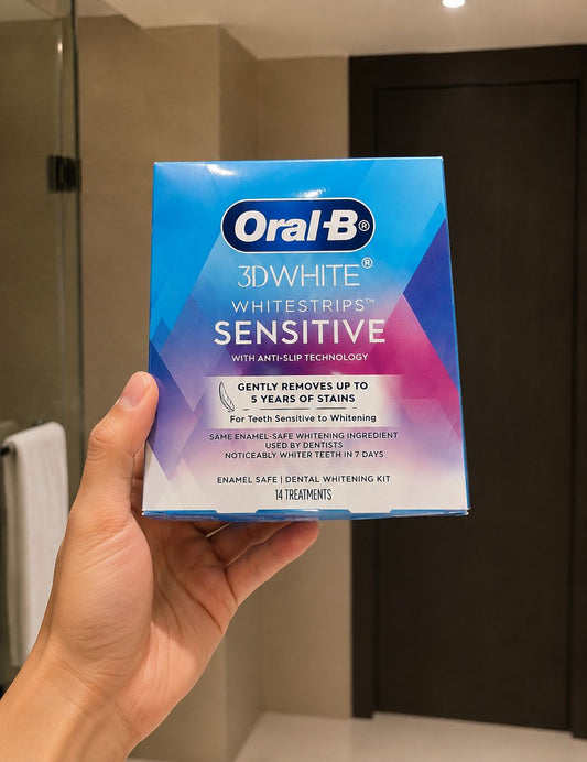 Oral-B 3DWhite Sensitive Whitestrips - 14 Whitening Treaments