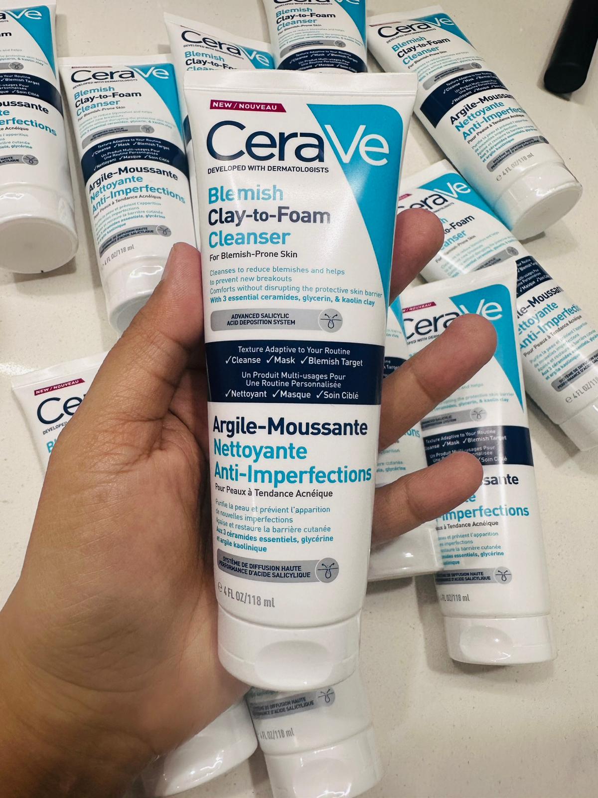 CeraVe Blemish Clay-to-Foam Cleanser 118mL
