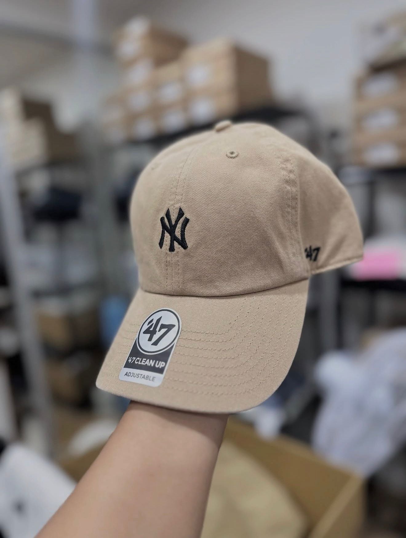 New York Yankees Khaki/Black Base Runner ‘47 CLEAN UP