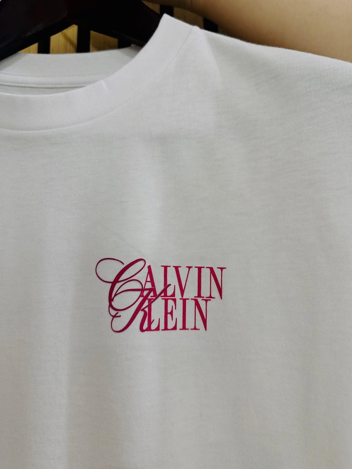 CK A-Foil Logo Tee Large