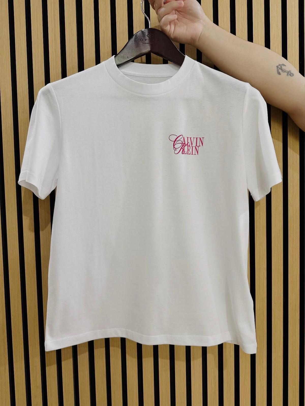 CK A-Foil Logo Tee Large